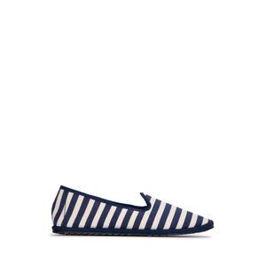 VIBI VENEZIA Men's Striped Canvas Espadrille Flats Men BLUESTRIPES